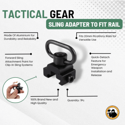 sling adapter to fit rail