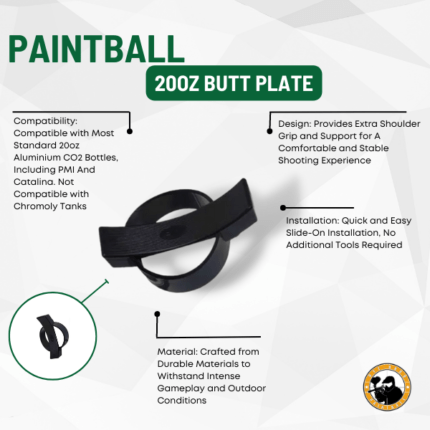 20oz Butt Plate - Dyehard Paintball