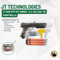 jt technologies er2 rtp kit smoke / 5-12g co2/ 50 paintballs