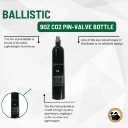 9oz Co2 Pin-valve Bottle - Dyehard Paintball