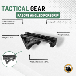 Fas078 Angled Foregrip - Dyehard Paintball