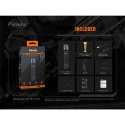 Fenix Tk20r Led Flashlight (black) - Dyehard Paintball