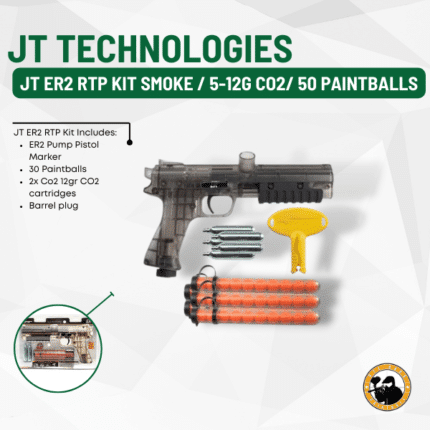 jt er2 rtp kit smoke / 5-12g co2/ 50 paintballs