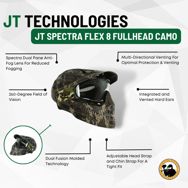 JT Technologies Spectra Flex 8 Full Head Camo