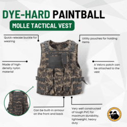 Molle Tactical Vest - Dyehard Paintball