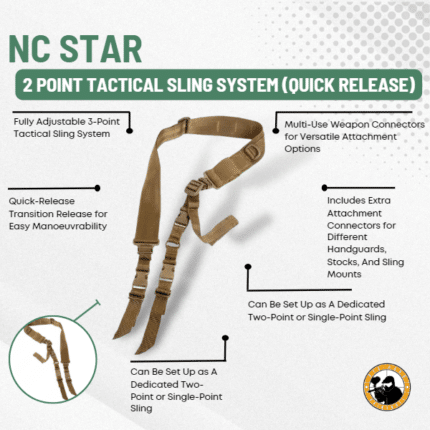 Nc 2 Point Tactical Sling System (quick Release) - Dyehard Paintball