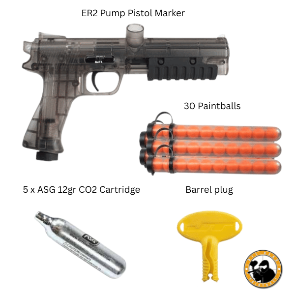 jt technologies er2 rtp kit smoke / 5 x12g co2/ 50 paintballs jt technologies er2 rtp kit smoke / 5 x12g co2/ 50 paintballs
