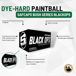 Safcaps Bush Series Blackops - Dyehard Paintball