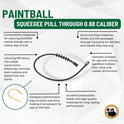 Squeegee Pull Through 0.68 Caliber - Dyehard Paintball