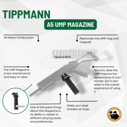 Tippmann A5 Ump Magazine - Dyehard Paintball