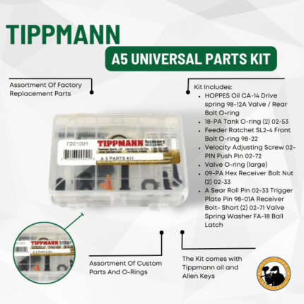 Tippmann A5 Universal Parts Kit - Dyehard Paintball