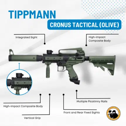 Tippmann Cronus Tactical (olive) - Dyehard Paintball