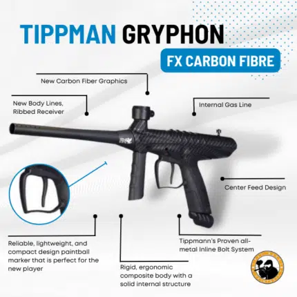Tippmann Gryphon Fx Carbon Fibre - Dyehard Paintball