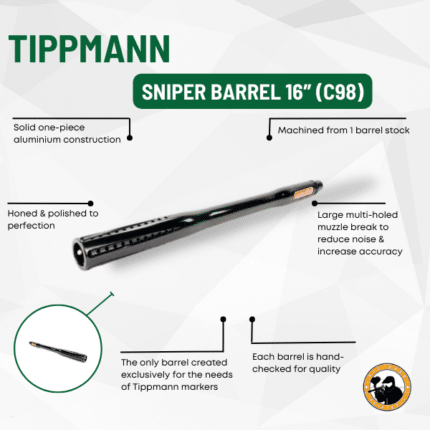 Tippmann Sniper Barrel 16" (c98) - Dyehard Paintball