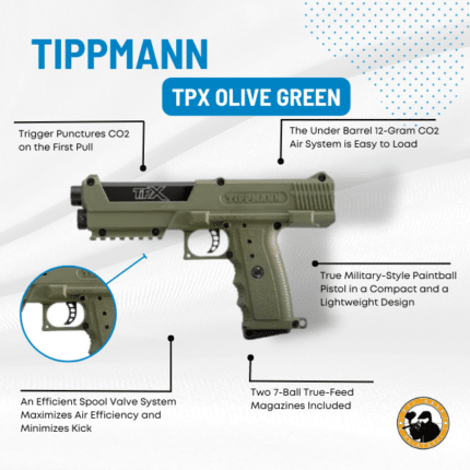 Tippmann Tpx Olive Green - Dyehard Paintball