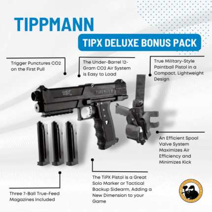 Tippmann Tipx Deluxe Bonus Pack - Dyehard Paintball