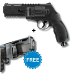 umarex t4e hdr50 revolver 13 joule + free vertical magazine mount 0.50 caliber black