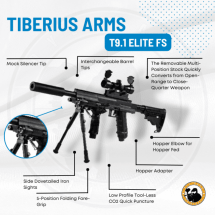 Tiberius Arms T9.1 Elite Fs - Dyehard Paintball