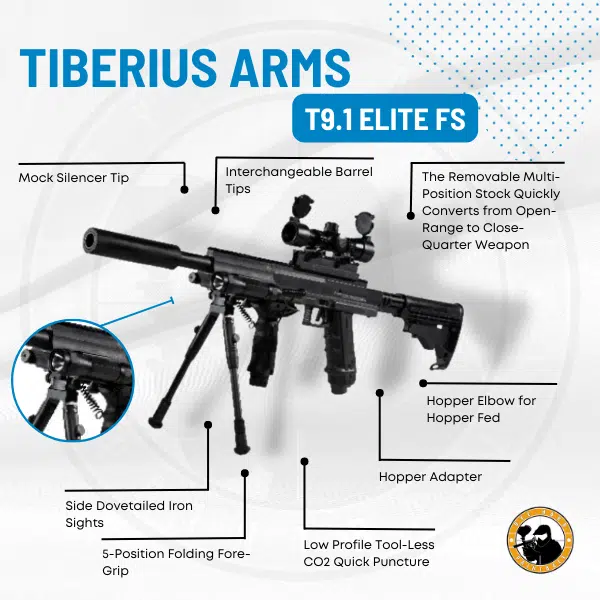 Tiberius T9.1 Sniper Rifle  Paintball Guns and Gear forums