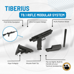 Tiberius T9.1 Rifle Modular System - Dyehard Paintball