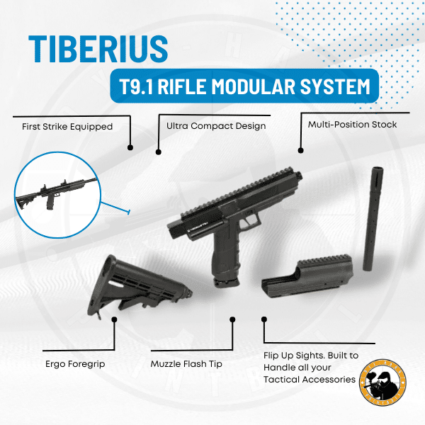 Tiberius T9.1 Rifle Modular System - Dyehard Paintball