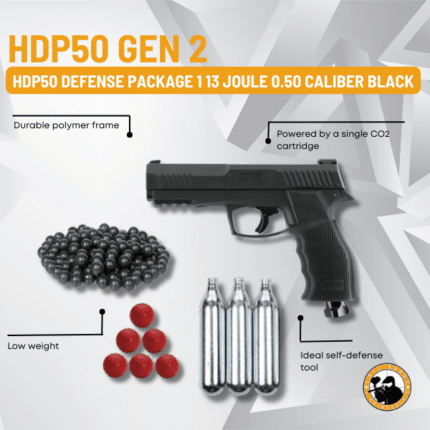 umarex hdp50 defense package 1 13 joule 0.50 caliber black