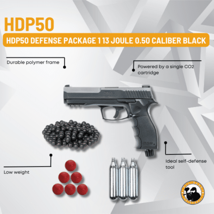Umarex Hdp50 Defense Package 1 13 Joule 0.50 Caliber Black - Dyehard Paintball