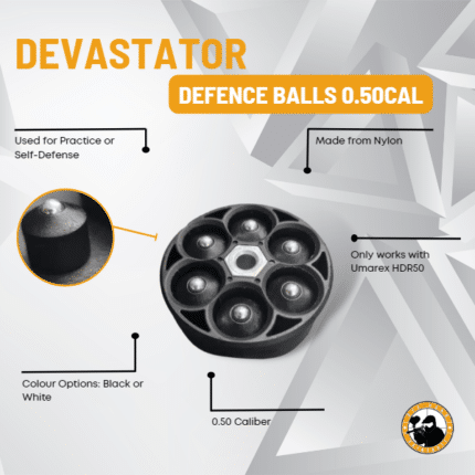 devastator defence balls 0.50cal