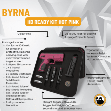 Byrna Hd Ready Kit Hot Pink - Dyehard Paintball
