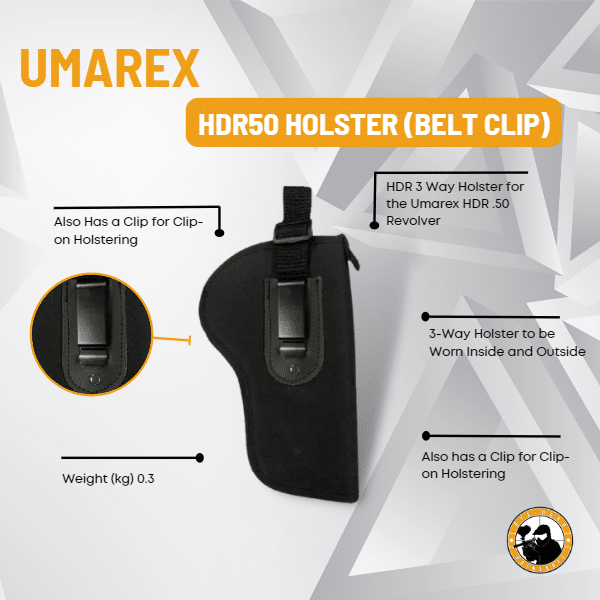 Umarex Hdr50 Holster (belt Clip) - Dyehard Paintball