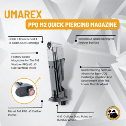 Umarex Ppq M2 Quick Piercing Magazine - Dyehard Paintball