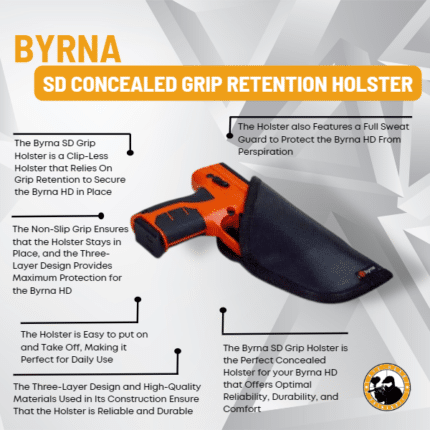 Byrna Sd Concealed Grip Retention Holster - Dyehard Paintball