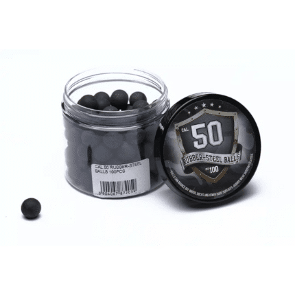 50 cal rubber steel ball (100-pack)
