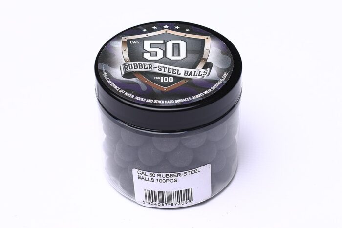 50 Cal Rubber Steel Ball50 Cal Rubber Steel Ball (100-pack) - Dyehard Paintball