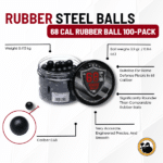 68 cal rubber ball 100-pack