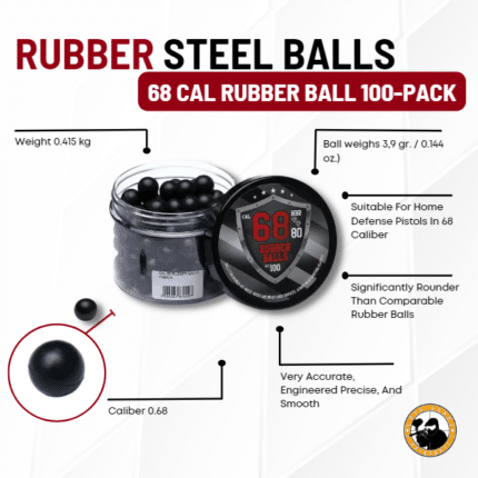 68 cal rubber ball 100-pack