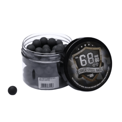 68 cal rubber steel ball (100-pack)
