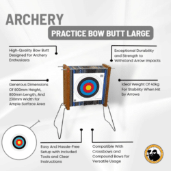 Archery Practice Bow Butt Large - Dyehard Paintball