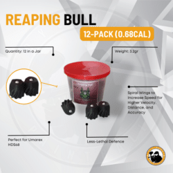 Reaping Bull 12-pack (0.68cal) - Dyehard Paintball