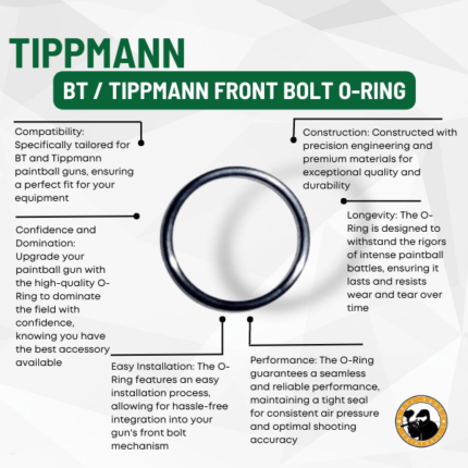 bt / tippmann front bolt o-ring
