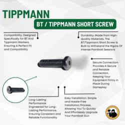 Bt / Tippmann Short Screw - Dyehard Paintball