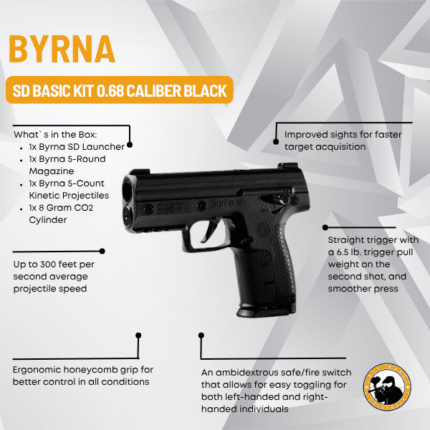 byrna sd basic kit 0.68 caliber black