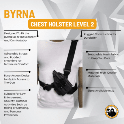 Byrna Chest Holster Level 2 - Dyehard Paintball