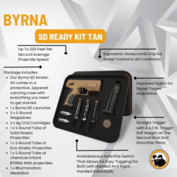 Byrna Sd Ready Kit Tan - Dyehard Paintball