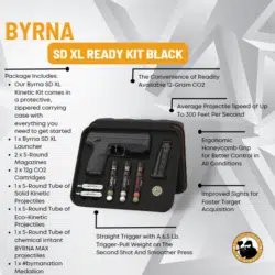 Byrna Sd Xl Ready Kit Black - Dyehard Paintball