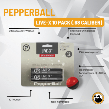 Pepperball Live-x 10 Pack (.68 Caliber) - Dyehard Paintball