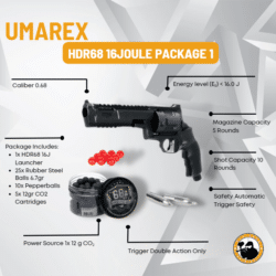 Umarex Hdr68 16joule Package 1 - Dyehard Paintball