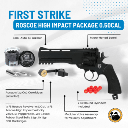 First Strike Roscoe High Impact Package 0.50cal - Dyehard Paintball