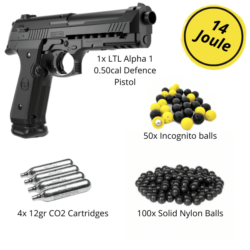 Ltl Alpha 1 0.50cal Self-defence Pistol - Dyehard Paintball