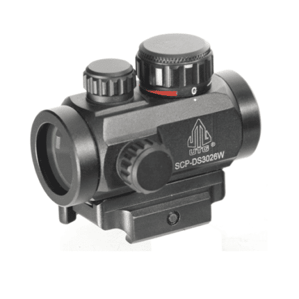 utg scp-ds3026w red/green dot sporting type 2.6″ scope qd mount
